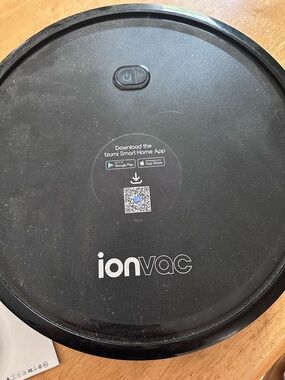 Black Robot Vacuum with App Compatibility